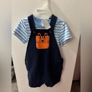NWT The Children’s Place 2 piece shortall set
